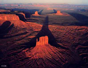 West Mitten Butte at Sunrise / Monument Valley Navajo Tribal Park, Arizona