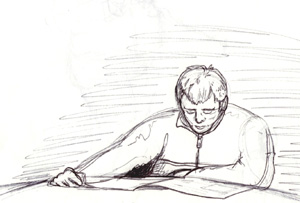 Image of a gesture drawing