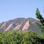 Image of Boulder Flatirons rock formation