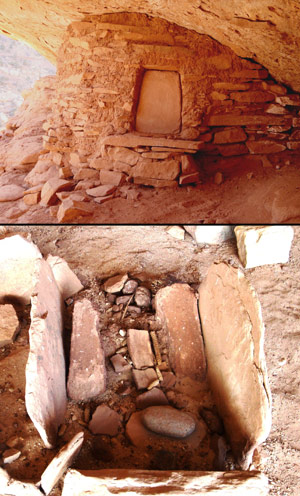 Photo of archaeological site in Cedar Mesa