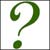 stylized question mark