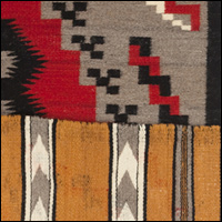 Thumbnail image of two-face Ganado-style rug