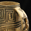 Picture of black and white mug artifact