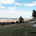 Image view of Boulder from Chautaqua Mesa