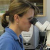 Picture of Jaelyn Eberle in lab
