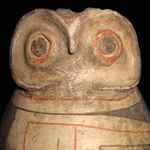 Image of ceramic owl effigy