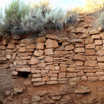 Thumbnail image of Ancestral Puebloan wall, part 1