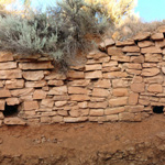 Thumbnail image of Ancestral Puebloan wall, part 2